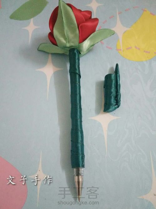 玫瑰花笔 第11步