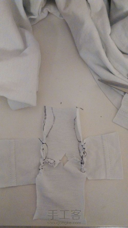 给奈儿做小开衫 第3步