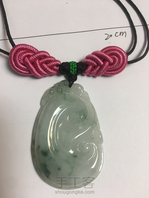 绕线琵琶结项绳 第12步