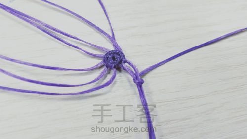 macrame Rose 玫瑰 第6步