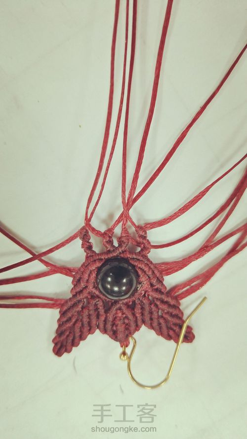 V型单珠耳环 第24步