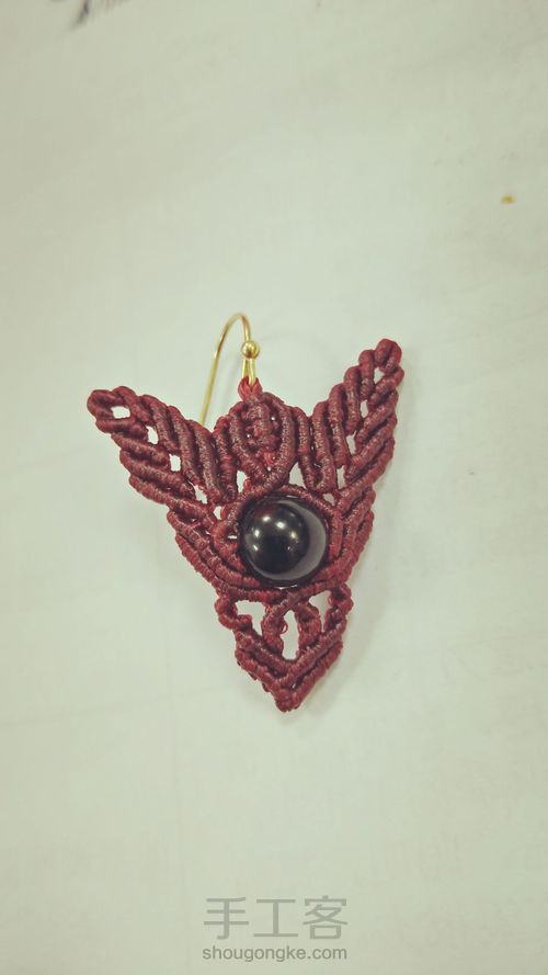 V型单珠耳环 第28步