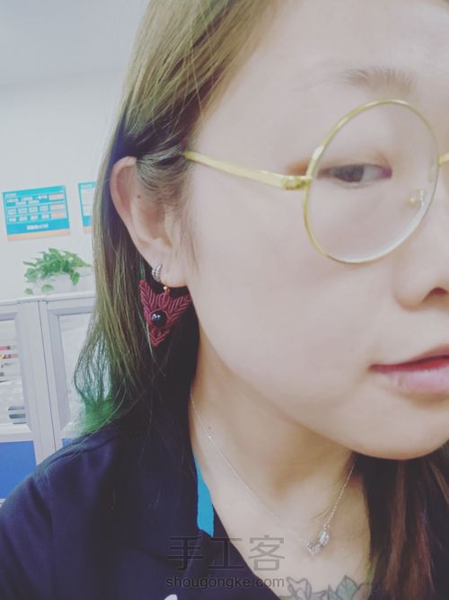 V型单珠耳环 第31步