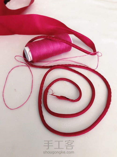 古法旗袍软扣条的准备工作 第6步