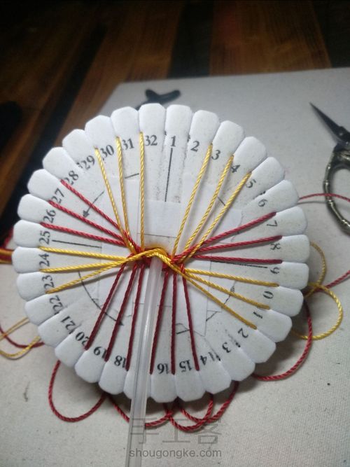 外网盘编手绳 第10步