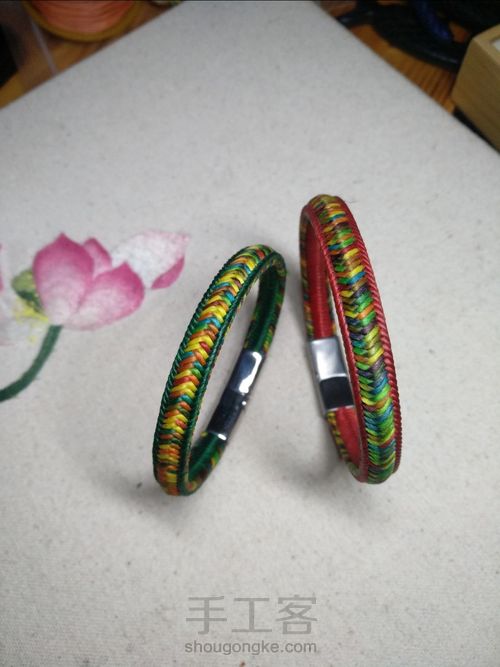 外网盘编手绳 第20步