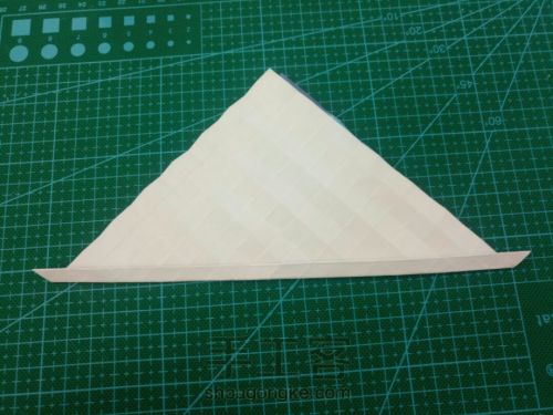 玫瑰纸鹤折法 第6步