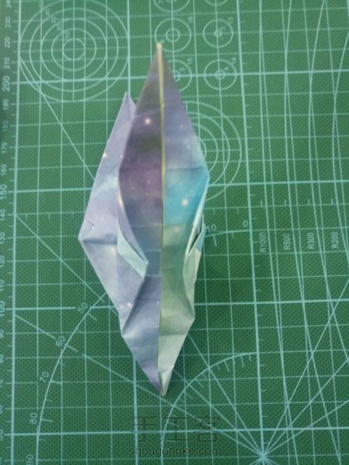 玫瑰纸鹤折法 第20步