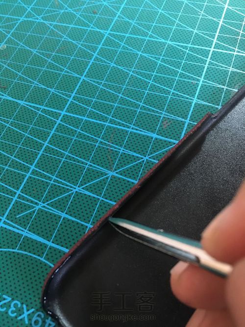 手工制作法羊手机壳 第15步
