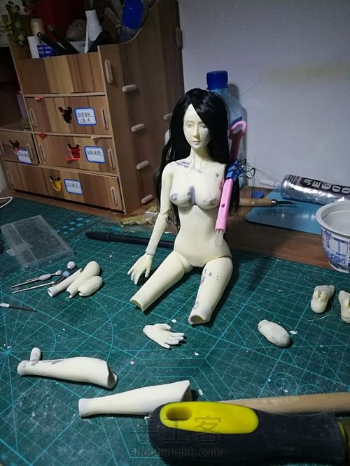 自制球形关节人形 第56步