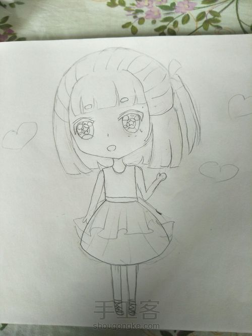 短发女孩 第6步