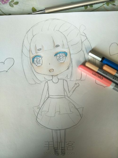 短发女孩 第7步