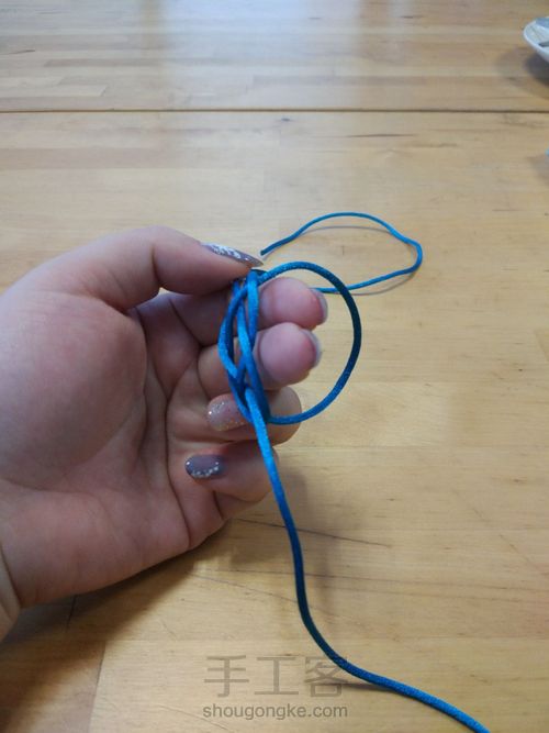 纽扣结 第6步