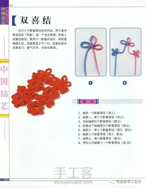 中国结基础结（三） 第10步