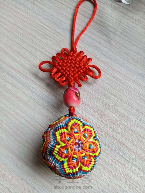 分享七瓣花 第12步