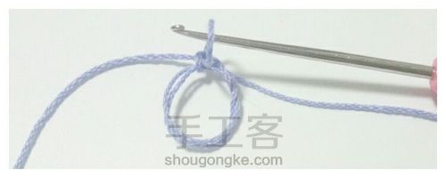 舵盘-精致钩针耳环 第11步