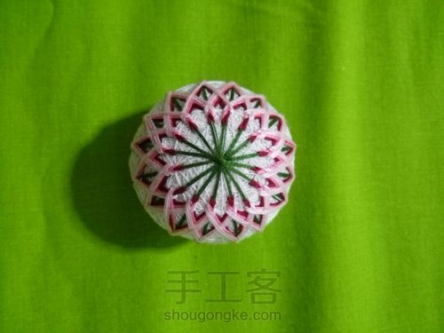 初级手鞠球 第9步