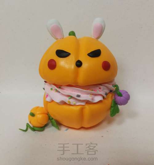 【原创】万圣节粘土甜品制作 第11步