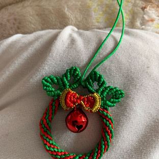 圣诞花环（蝴蝶结铃铛款