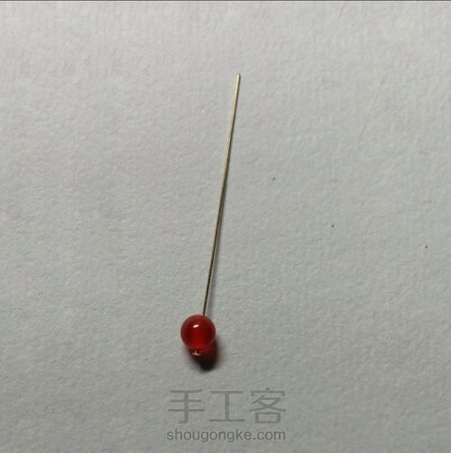 小樱桃耳坠 第2步