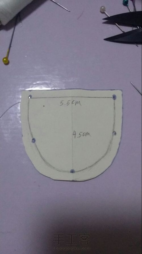 简单可儿围裙教程 第2步