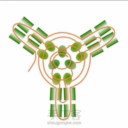 水滴钻花骨朵胸针 第24步