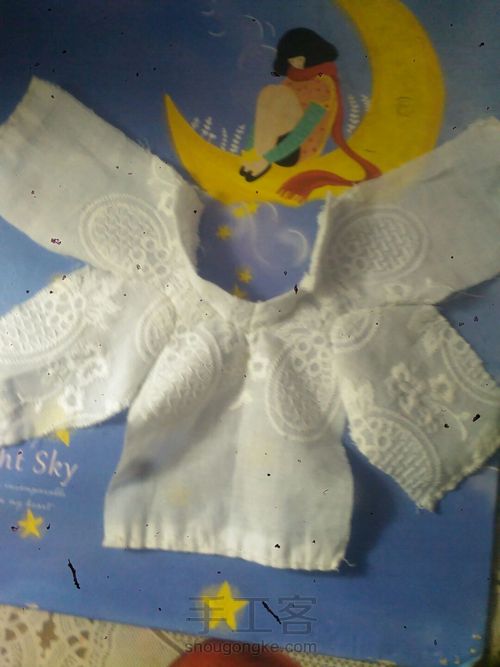 娃娃两件套之衬衣 第6步