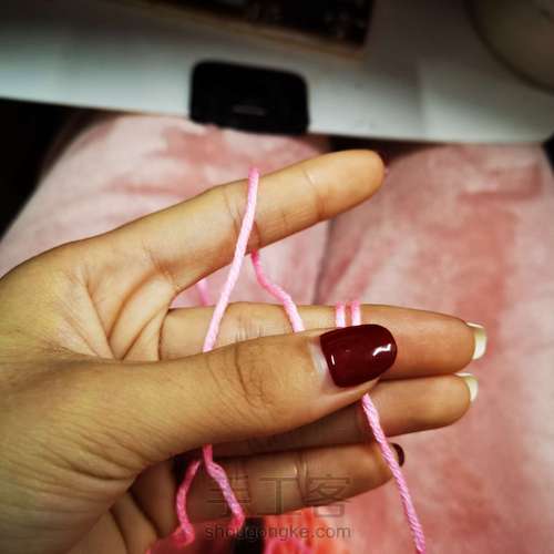 花边边杯垫🌸 第1步