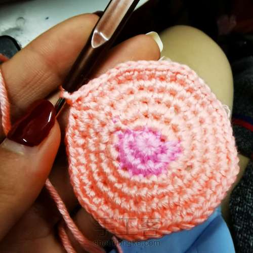 花边边杯垫🌸 第8步