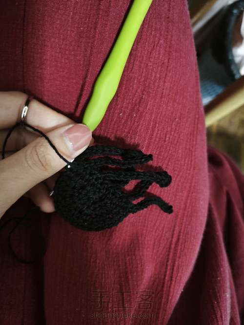 爱心拼色蛋兜 第17步