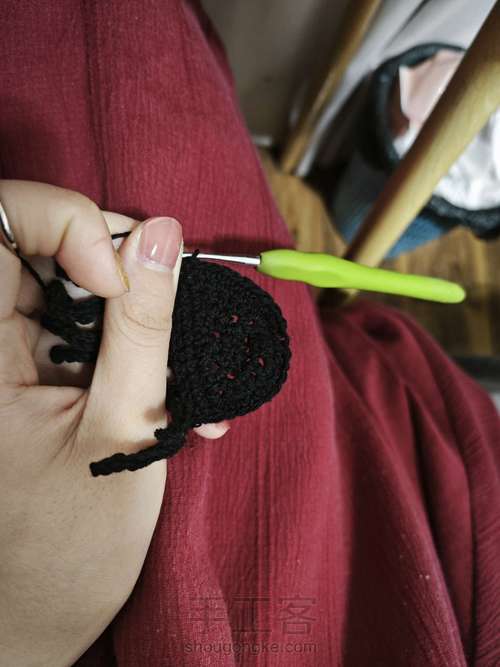 爱心拼色蛋兜 第18步