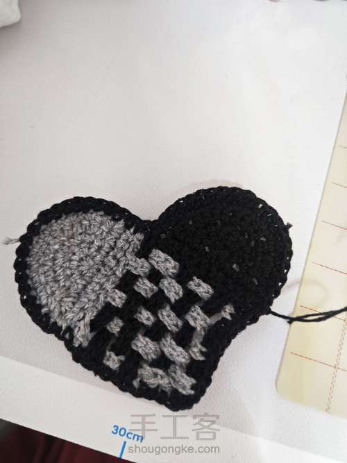 爱心拼色蛋兜 第20步