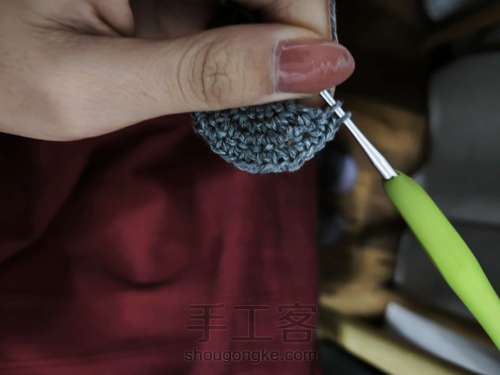 爱心拼色蛋兜 第8步