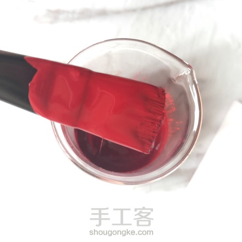 【原创】纯植物手工口红教程 正红色 第2步