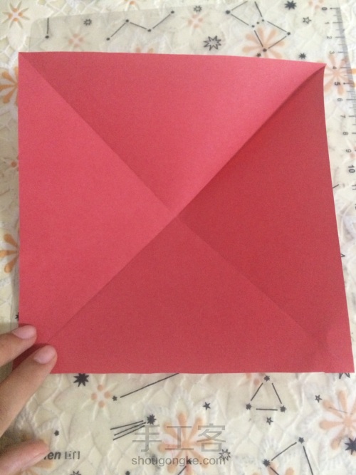 【原创】折纸护角书签 第4步