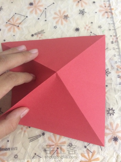【原创】折纸护角书签 第5步