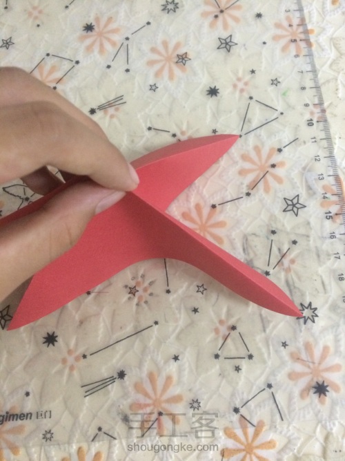 【原创】折纸护角书签 第7步