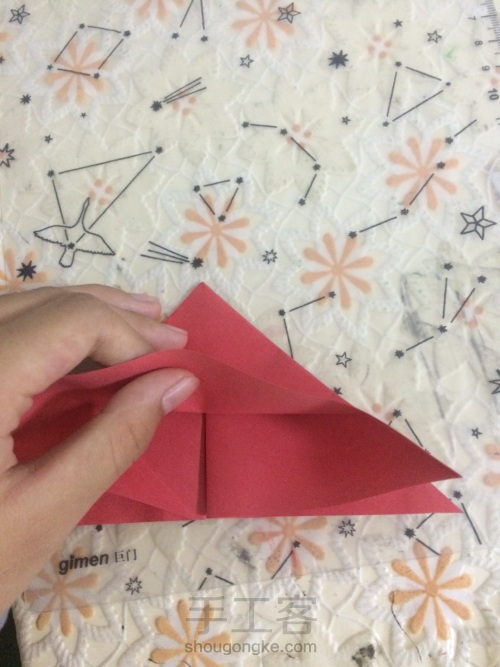 【原创】折纸护角书签 第9步