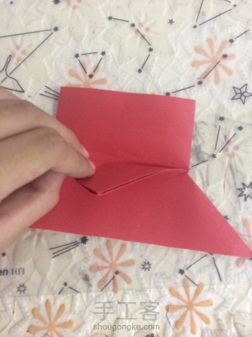 【原创】折纸护角书签 第12步