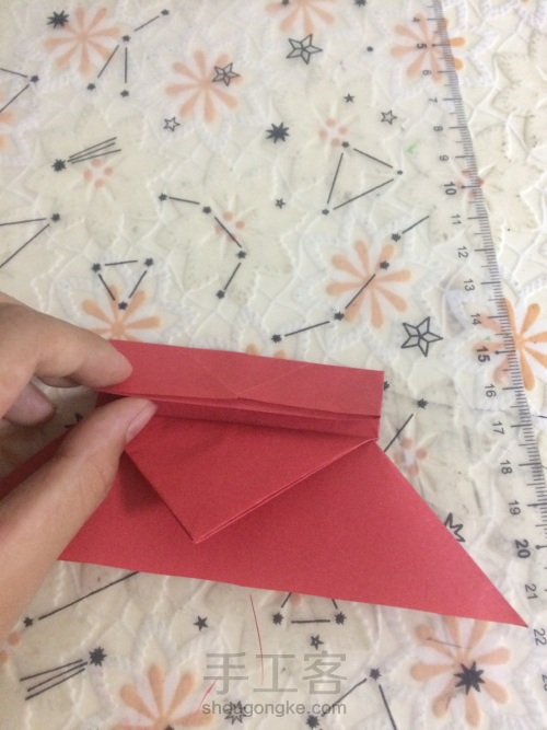 【原创】折纸护角书签 第13步