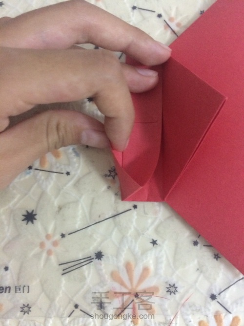 【原创】折纸护角书签 第14步