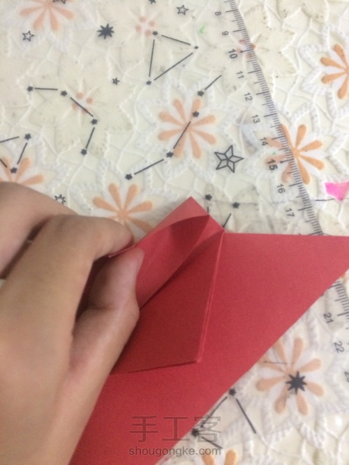 【原创】折纸护角书签 第16步
