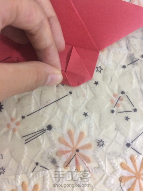 【原创】折纸护角书签 第19步