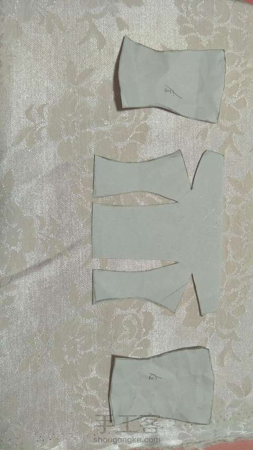 3分叶罗丽抹胸 第1步