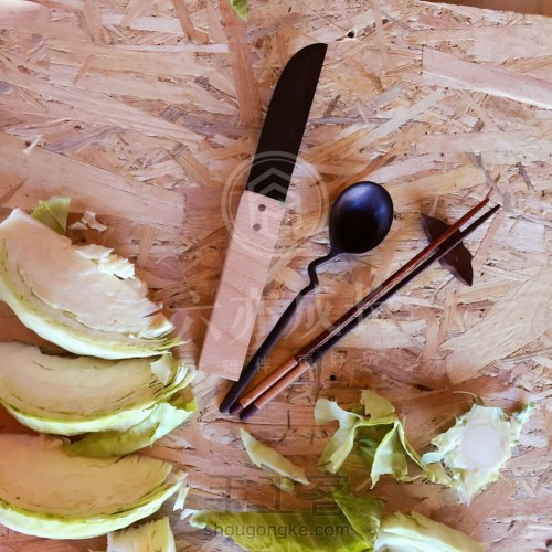 餐具组合，刀叉勺筷盘 第28步