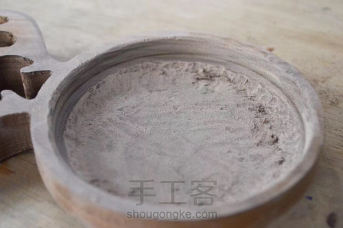 黑胡桃木纯手工麋鹿挖盘详解 第8步