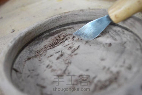 黑胡桃木纯手工麋鹿挖盘详解 第11步