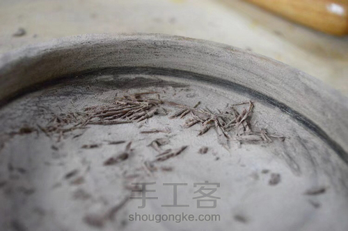 黑胡桃木纯手工麋鹿挖盘详解 第10步