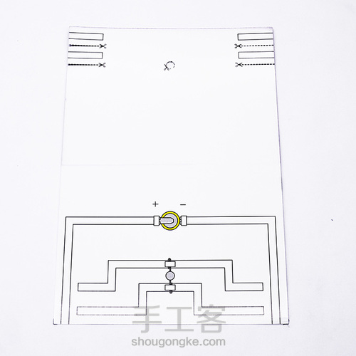 纸电路游戏卡片制作教程 第9步
