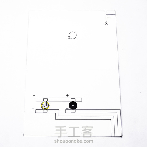 纸电路游戏卡片制作教程 第14步